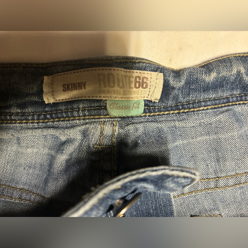 ROUTE 66 CLASSIC SKINNY‎ FIT JEANS PLUS SIZE 18 DISTRESSED - Picture 4 of 16